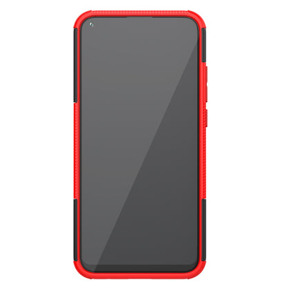 Cool Tyre Style PC + TPU Hybrid Phone Cover with Kickstand for Huawei P40 lite E/Y7p/Honor 9C
