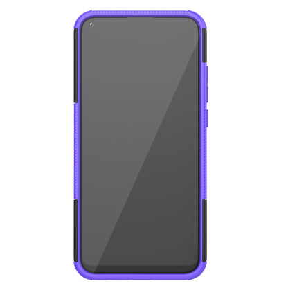 Cool Tyre Style PC + TPU Hybrid Phone Cover with Kickstand for Huawei P40 lite E/Y7p/Honor 9C