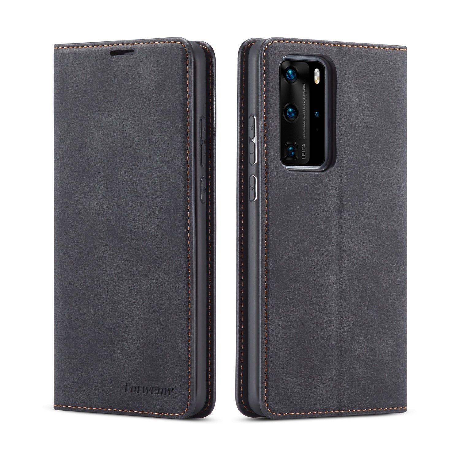 FORWENW Fantasy Series Silky Touch Leather Wallet Case for Huawei P40 Pro