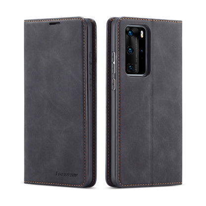 FORWENW Fantasy Series Silky Touch Leather Wallet Case for Huawei P40 Pro