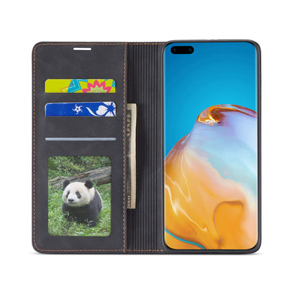 FORWENW Fantasy Series Silky Touch Leather Wallet Case for Huawei P40 Pro