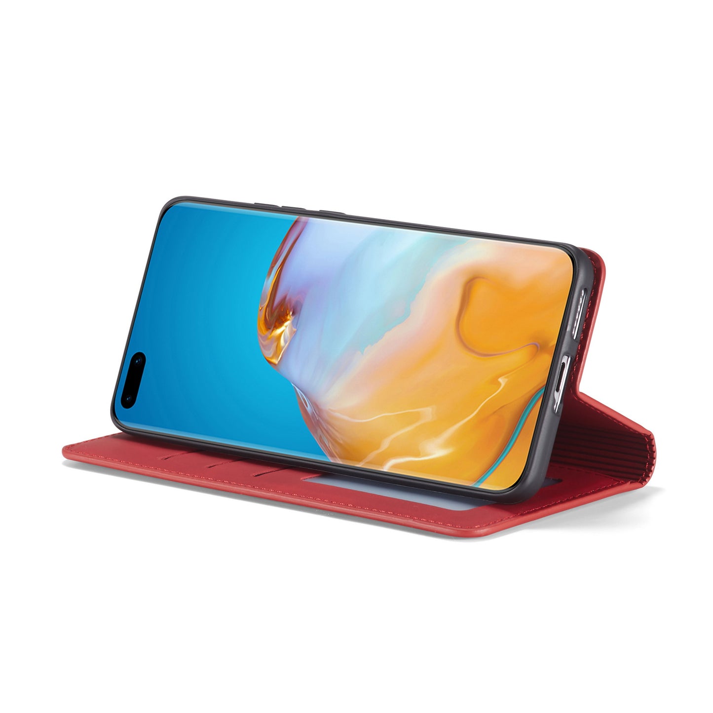 FORWENW Fantasy Series Silky Touch Leather Wallet Case for Huawei P40 Pro