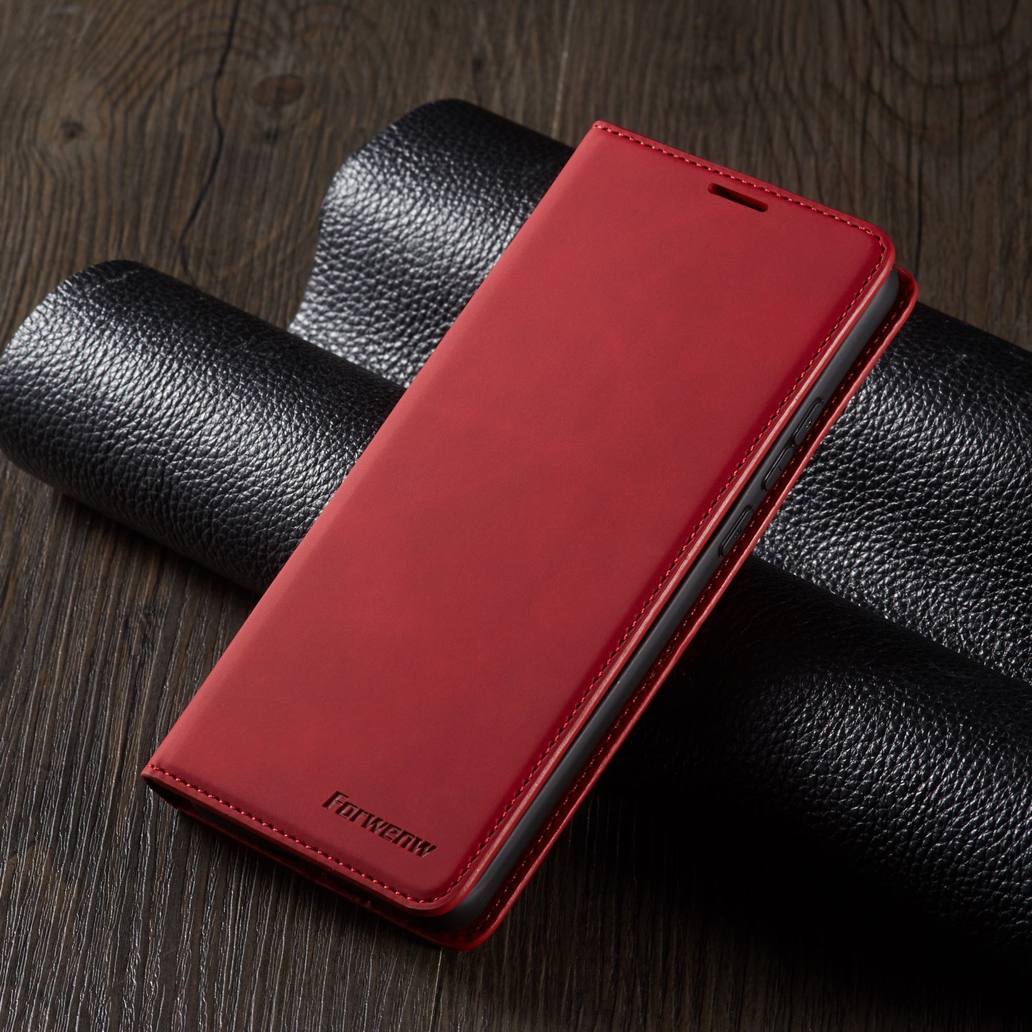 FORWENW Fantasy Series Silky Touch Leather Wallet Case for Huawei P40 Pro
