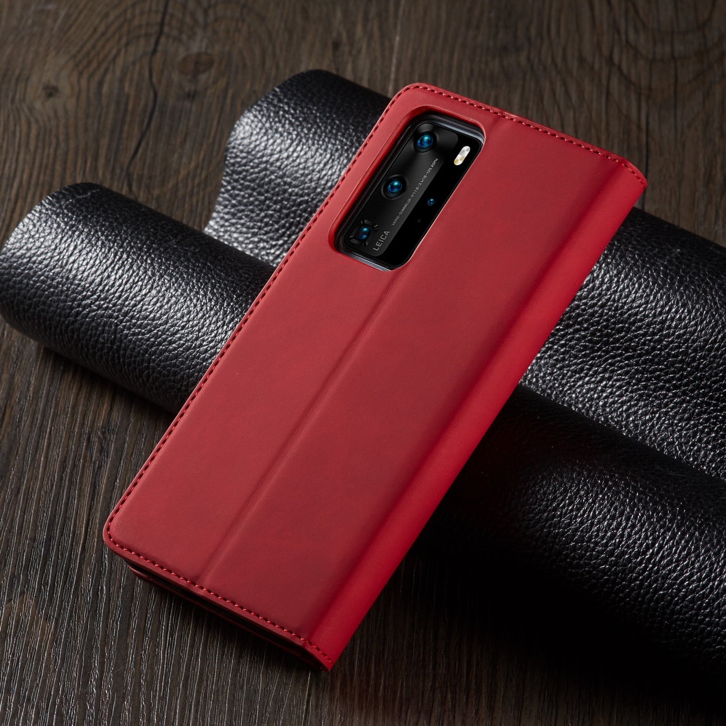 FORWENW Fantasy Series Silky Touch Leather Wallet Case for Huawei P40 Pro
