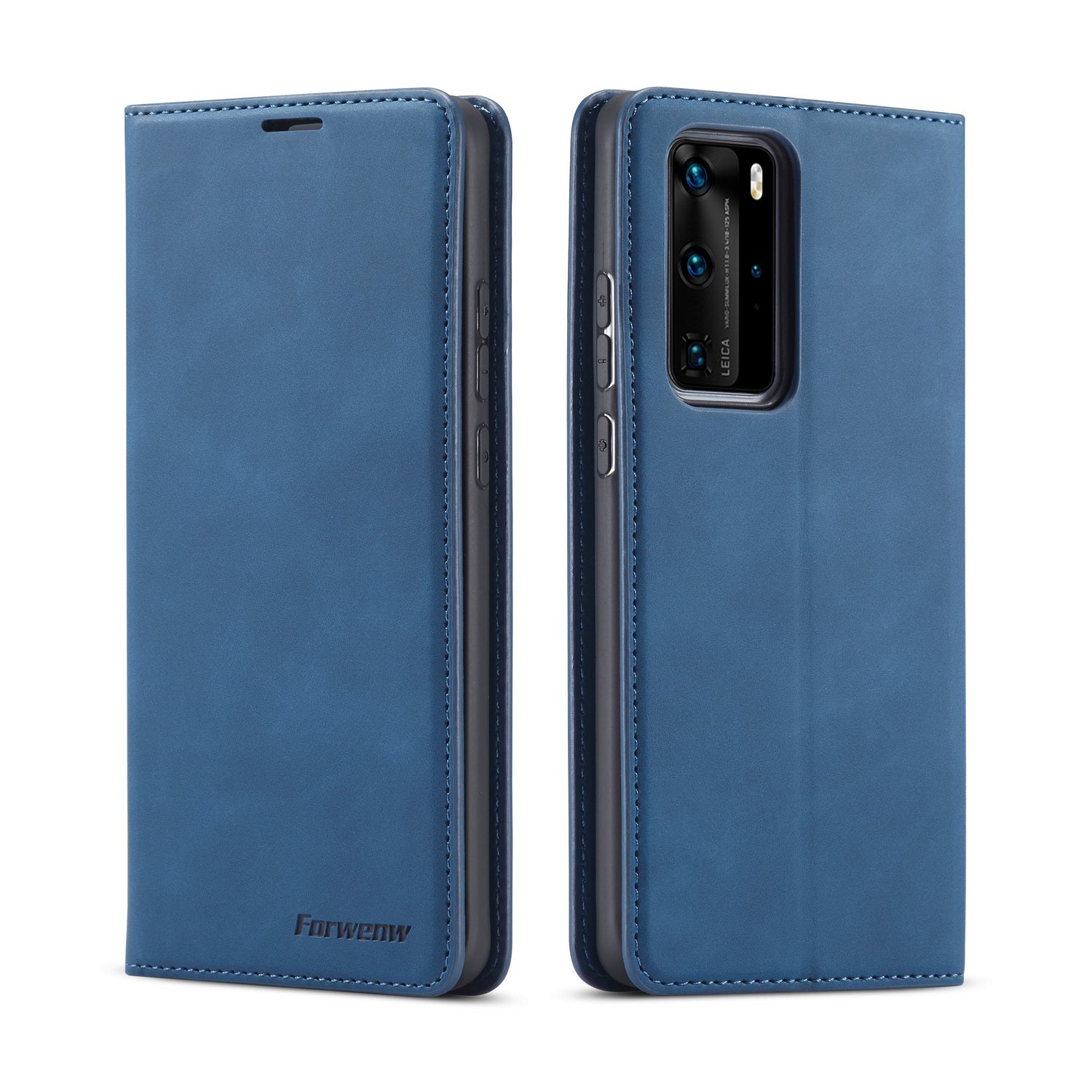 FORWENW Fantasy Series Silky Touch Leather Wallet Case for Huawei P40 Pro