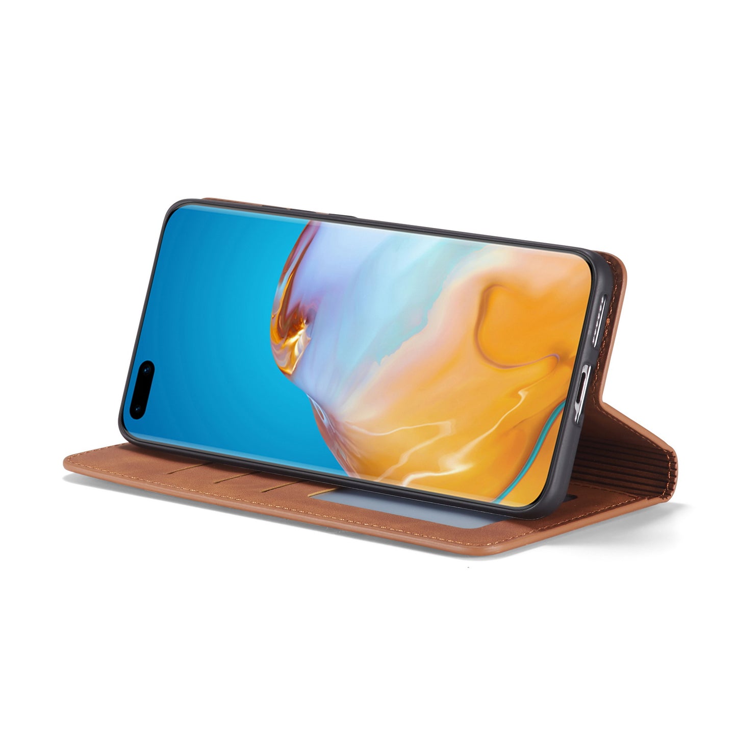 FORWENW Fantasy Series Silky Touch Leather Wallet Case for Huawei P40 Pro