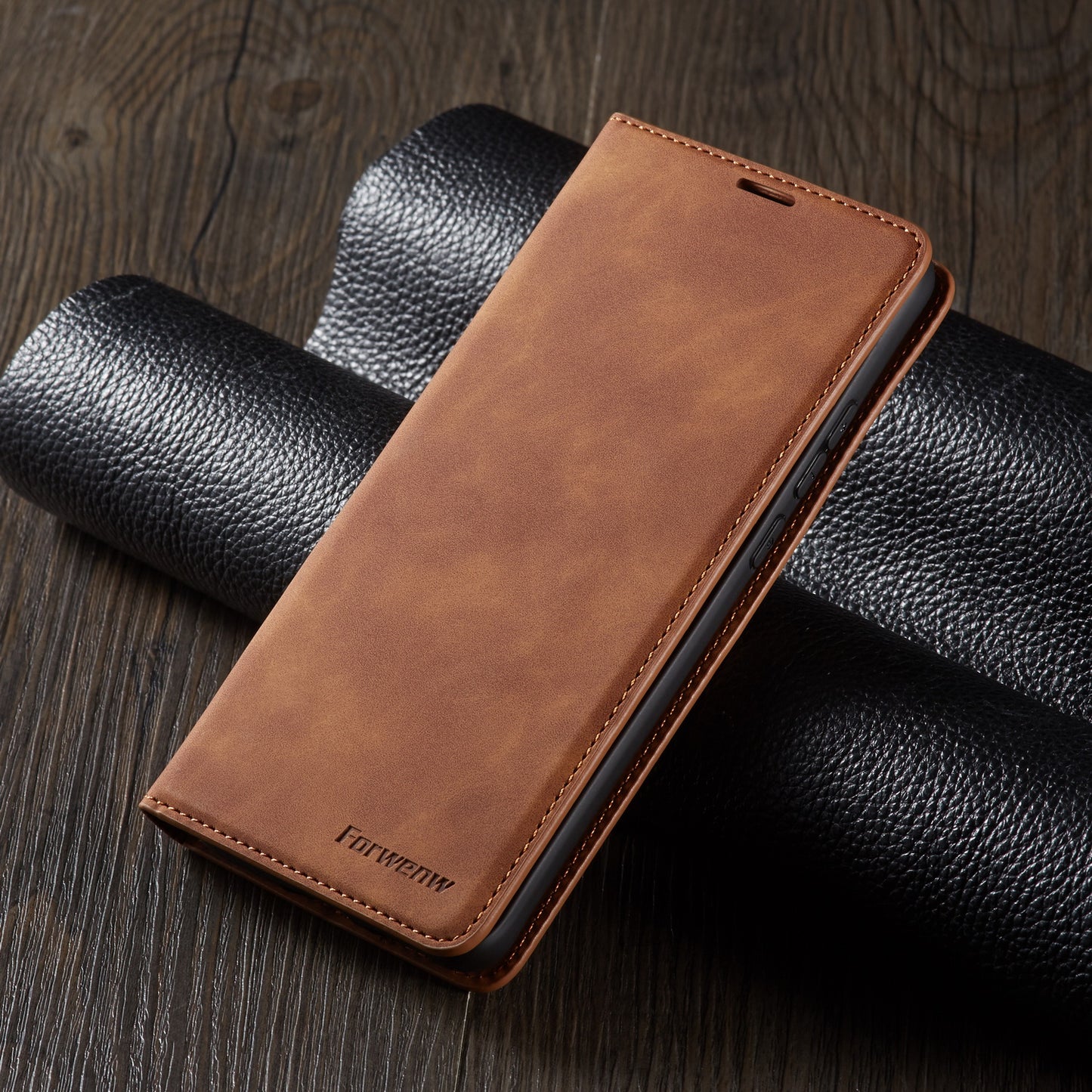 FORWENW Fantasy Series Silky Touch Leather Wallet Case for Huawei P40 Pro