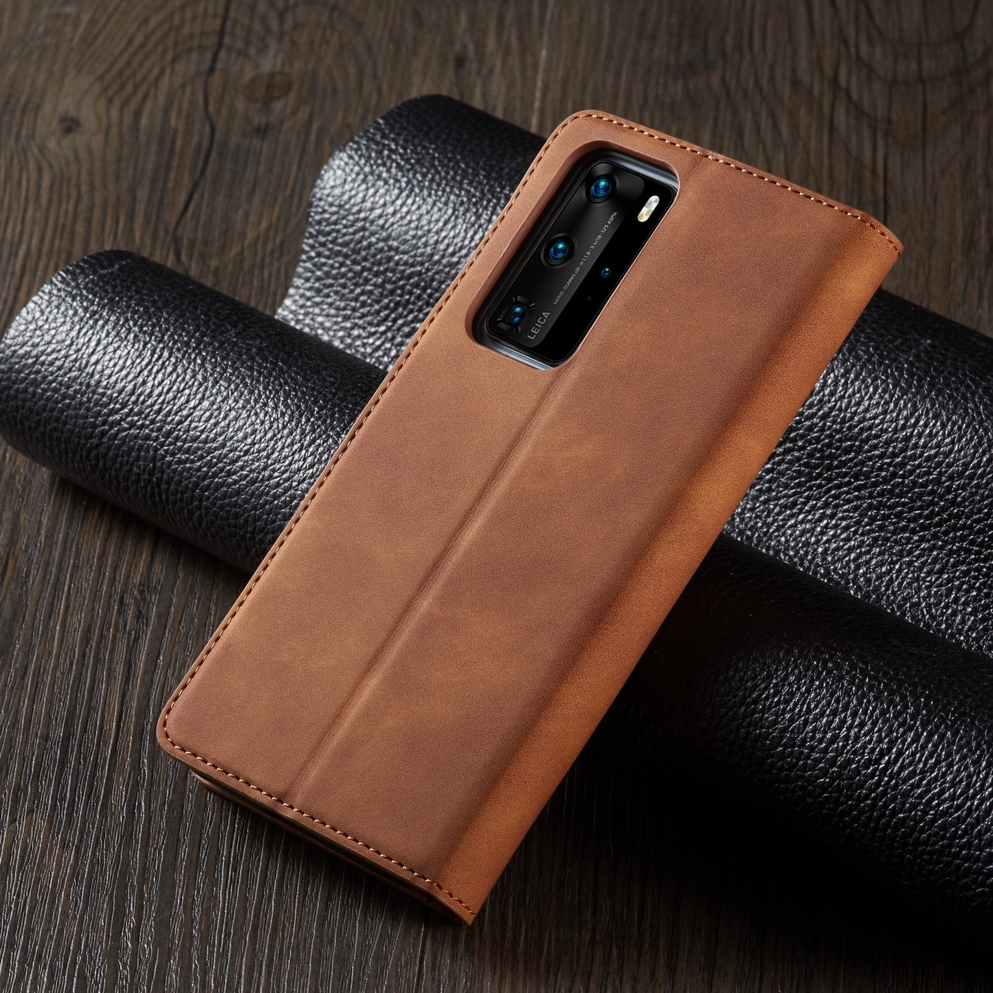 FORWENW Fantasy Series Silky Touch Leather Wallet Case for Huawei P40 Pro