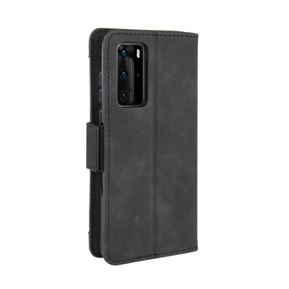 Multiple Card Slots Leather Wallet Stand Shell for Huawei P40 Pro