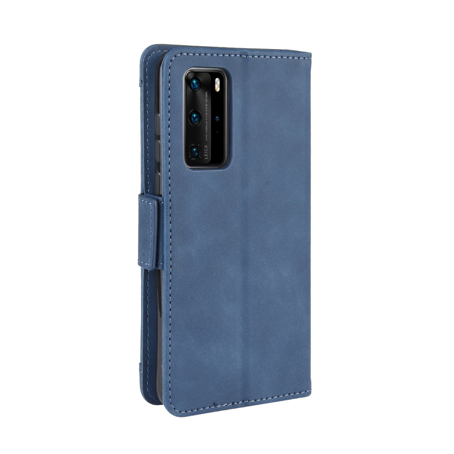 Multiple Card Slots Leather Wallet Stand Shell for Huawei P40 Pro