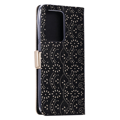 Lace Flower Zipper Pocket Leather Case for Huawei P40 Pro