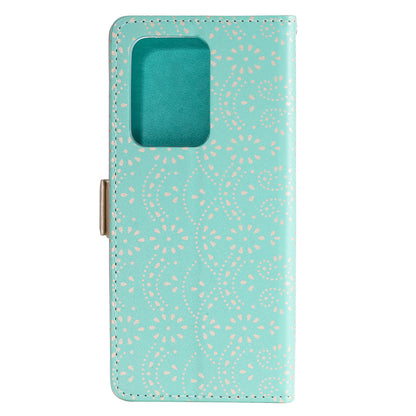 Lace Flower Zipper Pocket Leather Case for Huawei P40 Pro