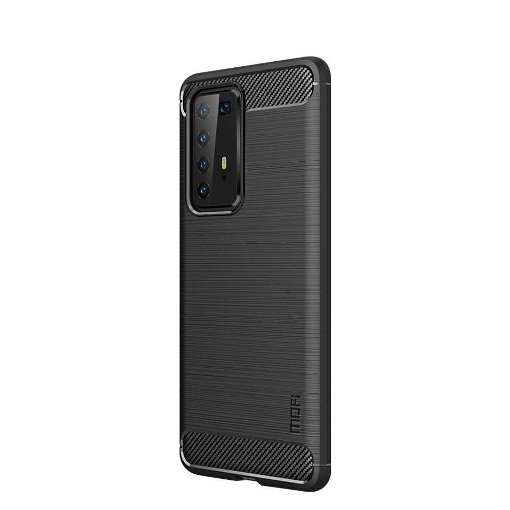 MOFI Brushed TPU Carbon Fiber Cell Phone Case for Huawei P40 Pro/P40 Pro+