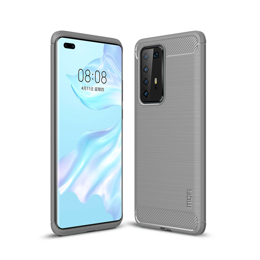 MOFI Brushed TPU Carbon Fiber Cell Phone Case for Huawei P40 Pro/P40 Pro+