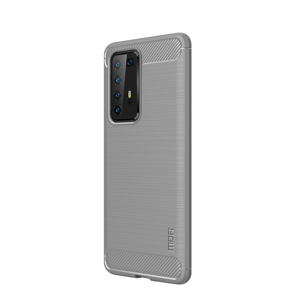 MOFI Brushed TPU Carbon Fiber Cell Phone Case for Huawei P40 Pro/P40 Pro+