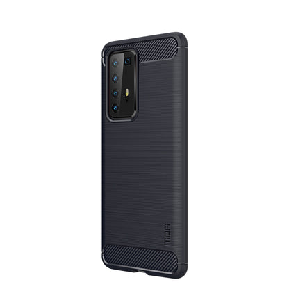 MOFI Brushed TPU Carbon Fiber Cell Phone Case for Huawei P40 Pro/P40 Pro+