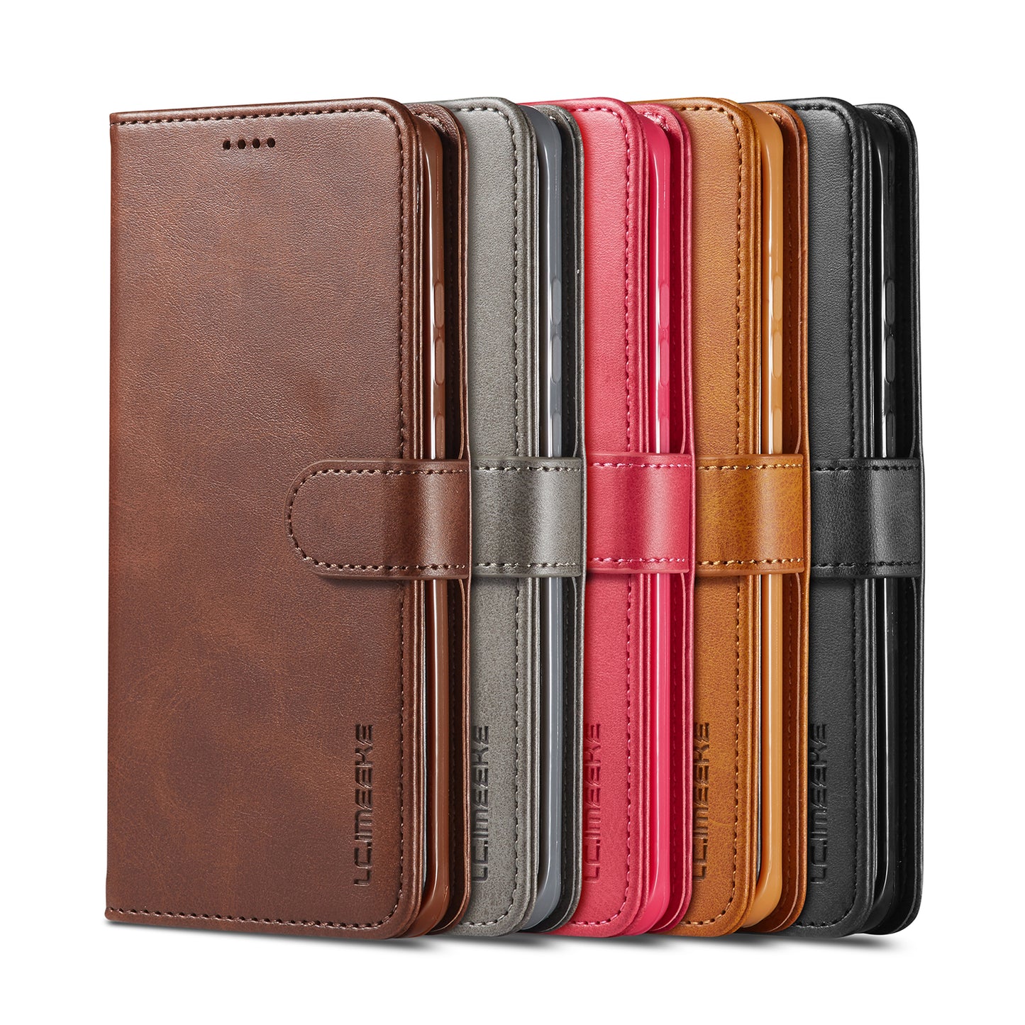 LC.IMEEKE Leather Wallet Stand Case for Huawei P40 Pro