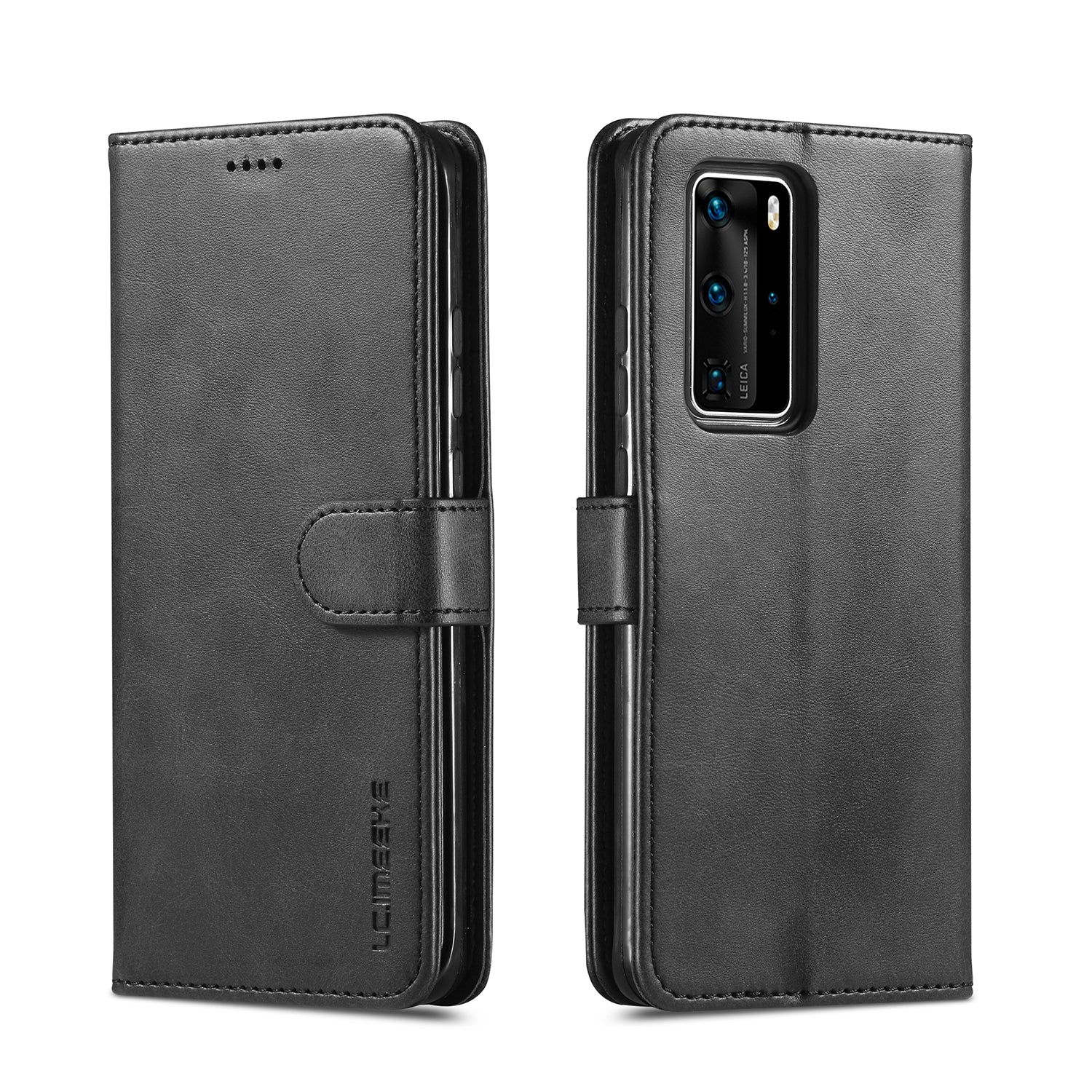 LC.IMEEKE Leather Wallet Stand Case for Huawei P40 Pro