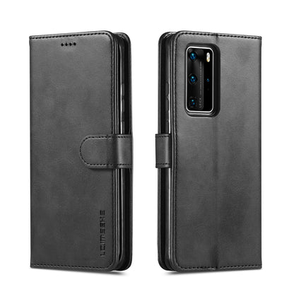 LC.IMEEKE Leather Wallet Stand Case for Huawei P40 Pro