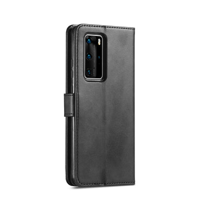 LC.IMEEKE Leather Wallet Stand Case for Huawei P40 Pro