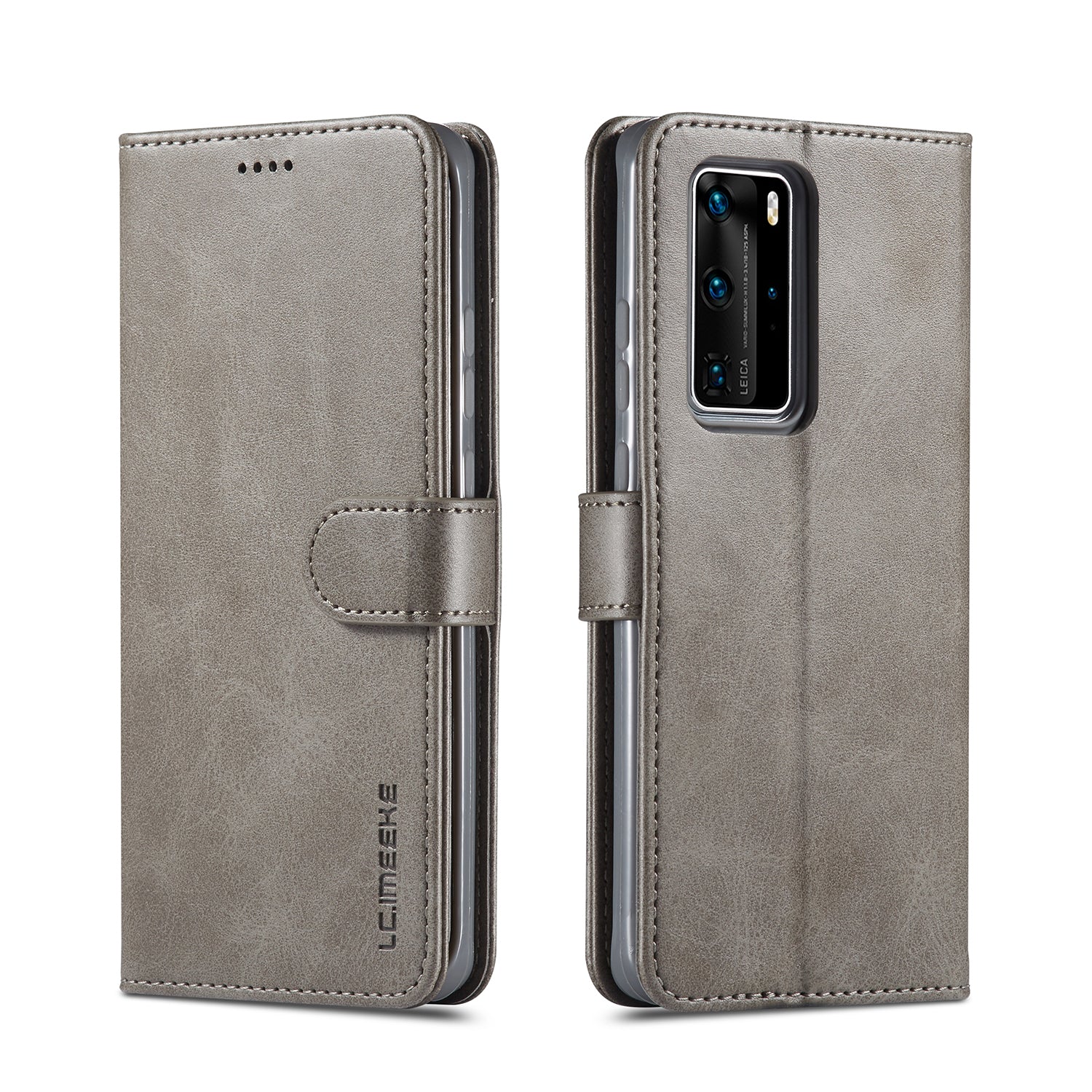 LC.IMEEKE Leather Wallet Stand Case for Huawei P40 Pro