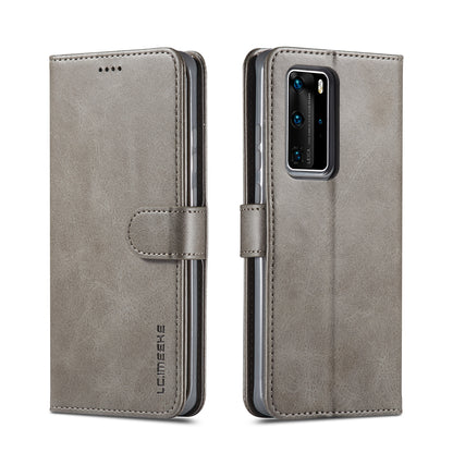 LC.IMEEKE Leather Wallet Stand Case for Huawei P40 Pro