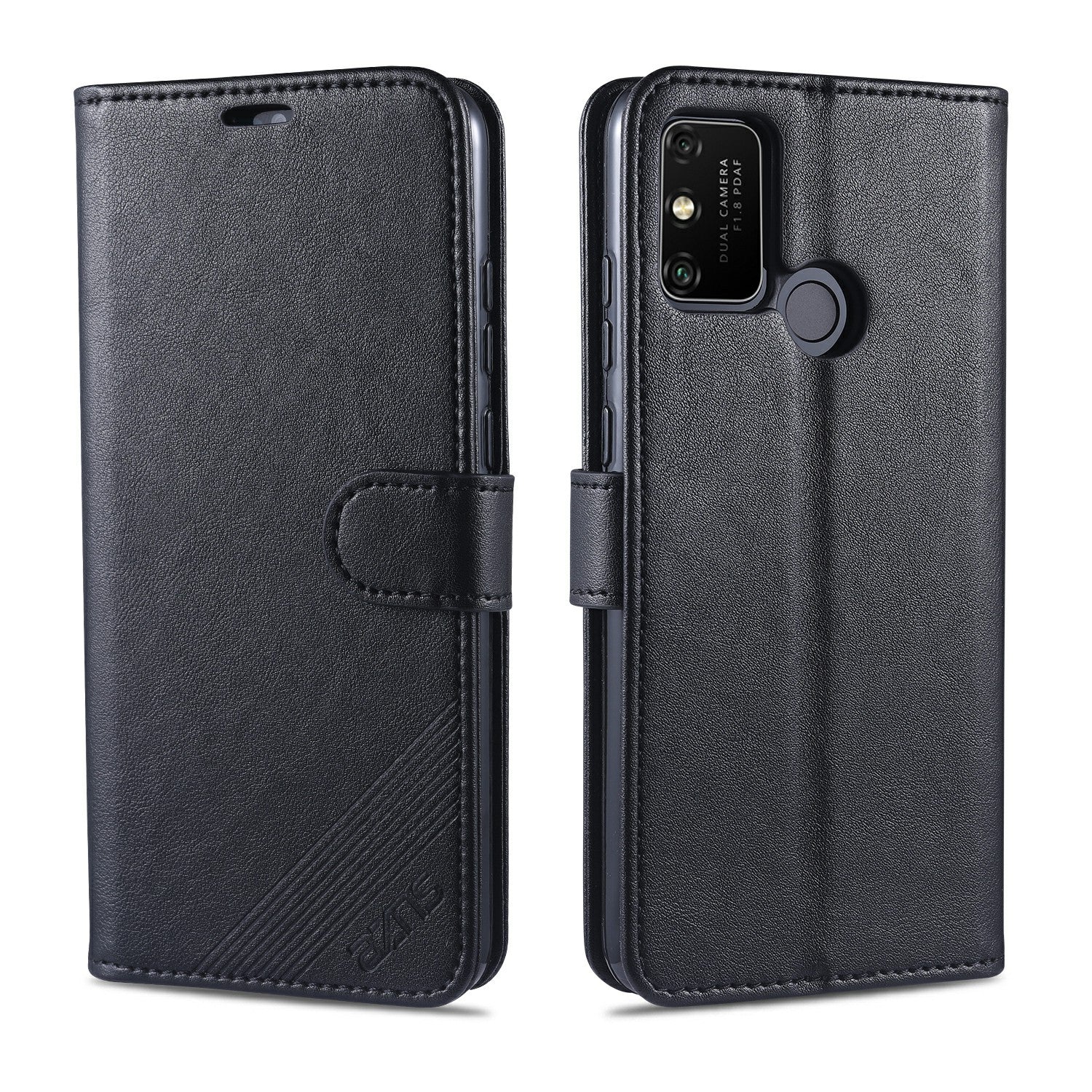 AZNS Leather Wallet with Stand Case for Honor 9A
