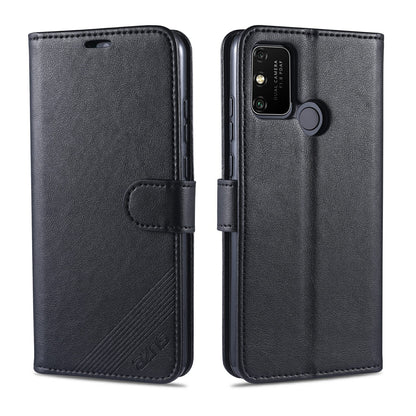 AZNS Leather Wallet with Stand Case for Honor 9A