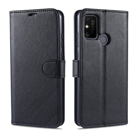 AZNS Leather Wallet with Stand Case for Honor 9A
