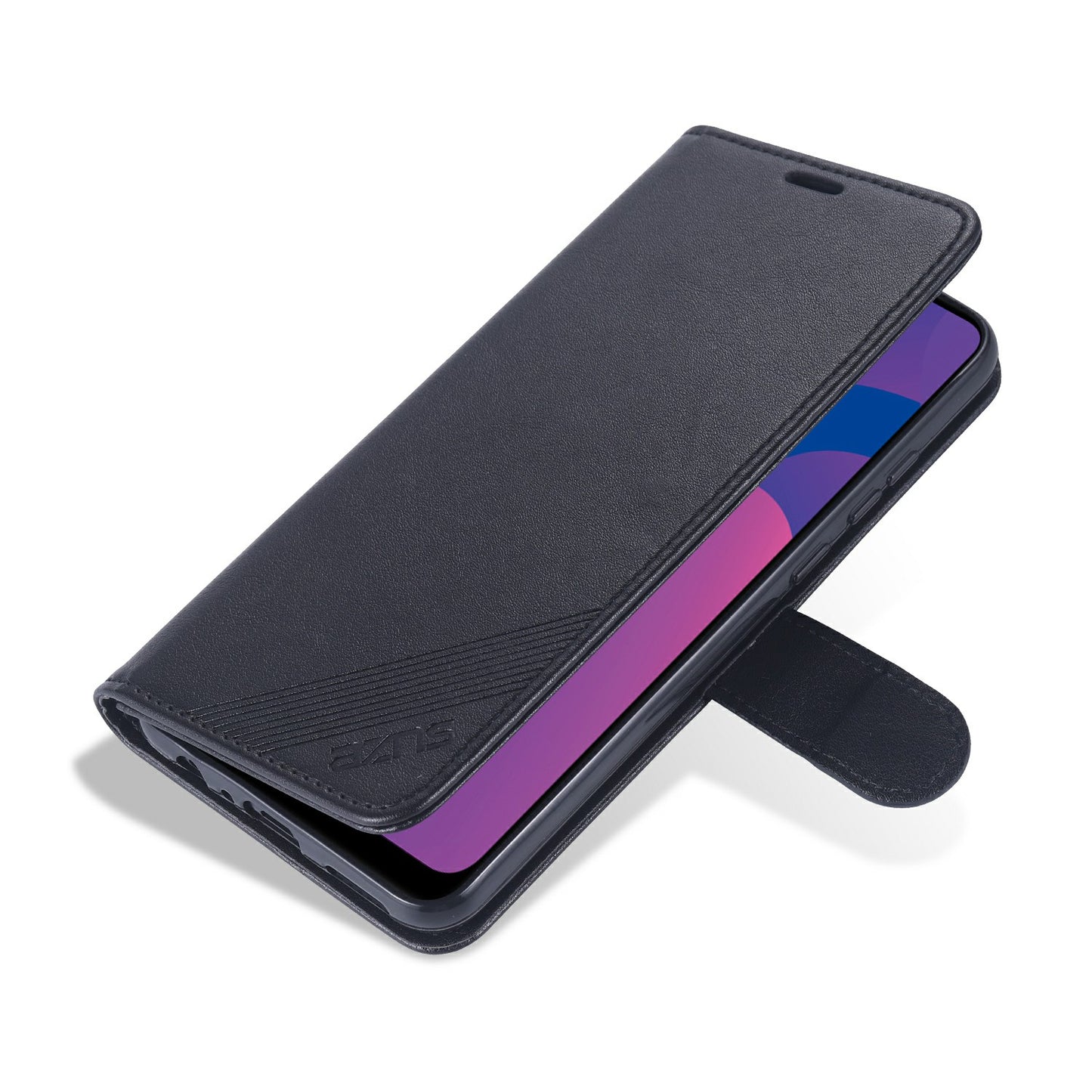 AZNS Leather Wallet with Stand Case for Honor 9A