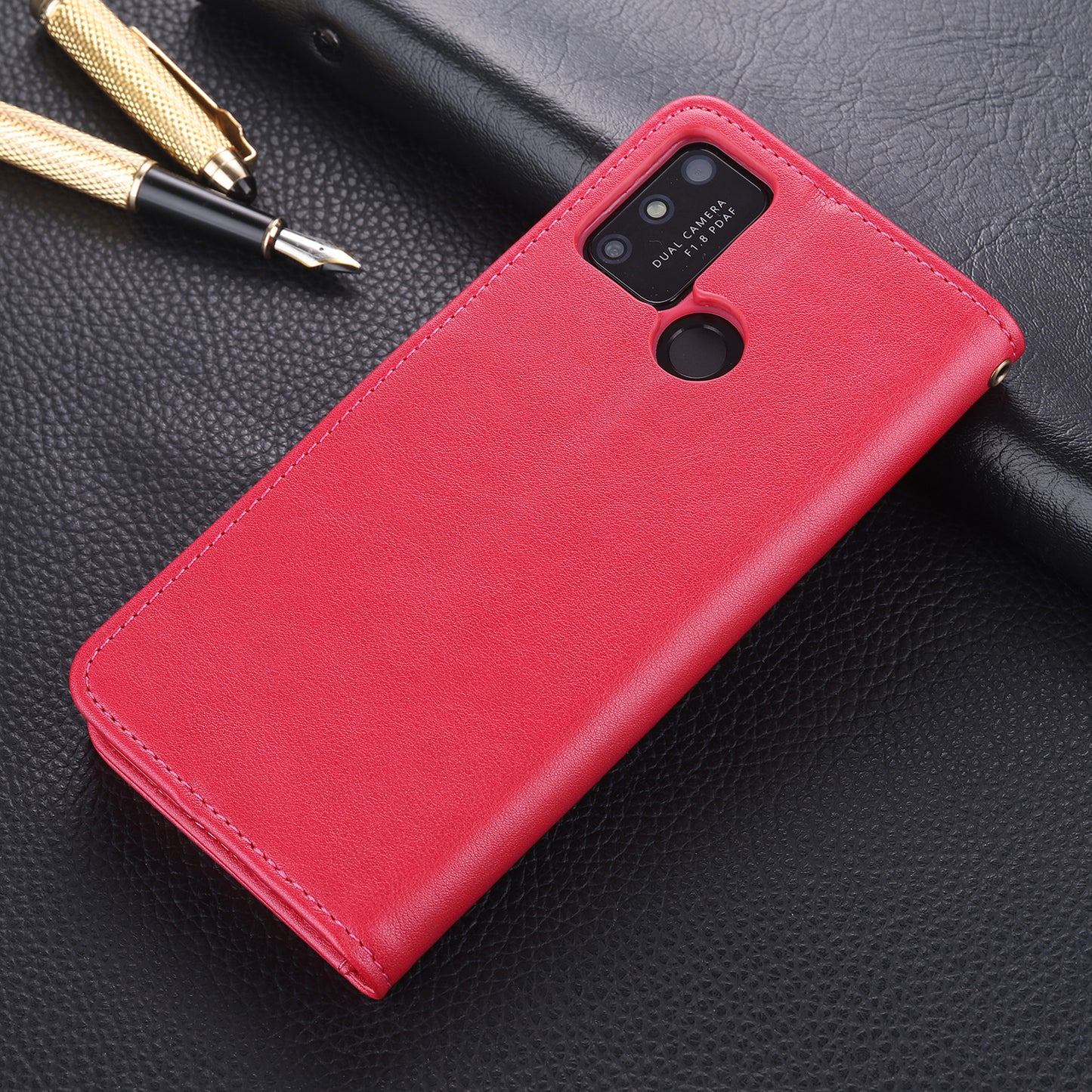 AZNS Leather Wallet with Stand Case for Honor 9A