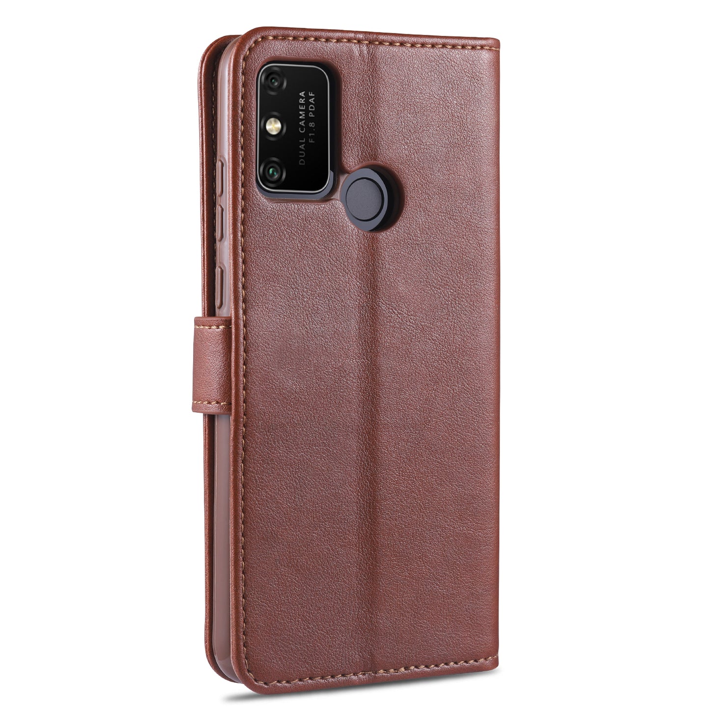 AZNS Leather Wallet with Stand Case for Honor 9A