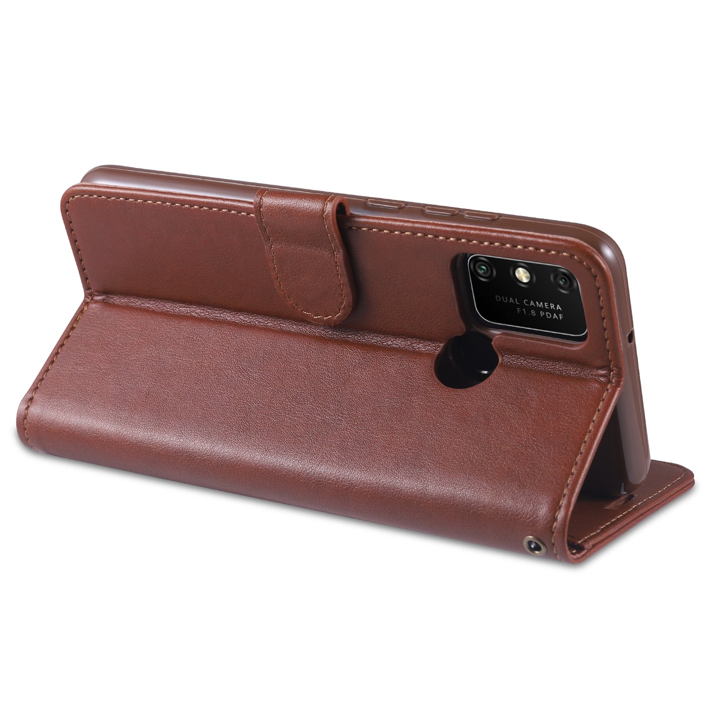 AZNS Leather Wallet with Stand Case for Honor 9A