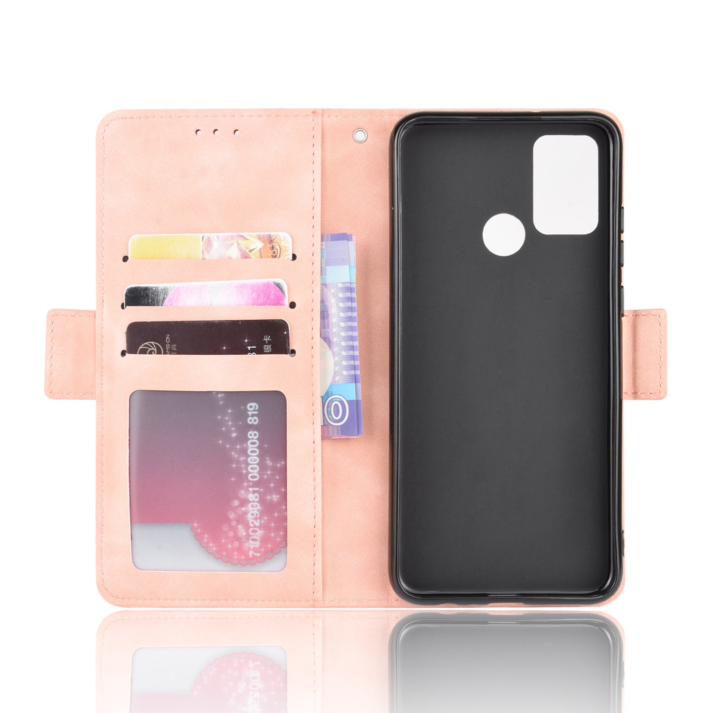 Magnetic PU Leather Shell with Multiple Card Slots for Honor Play 9A/Honor 9A
