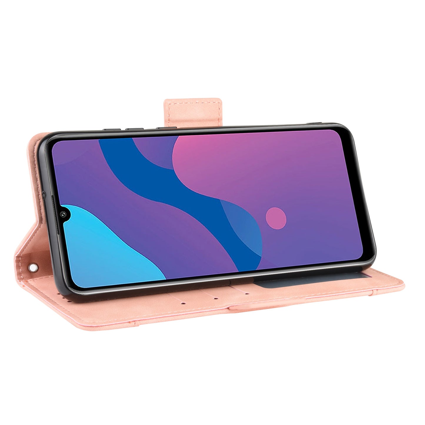 Magnetic PU Leather Shell with Multiple Card Slots for Honor Play 9A/Honor 9A