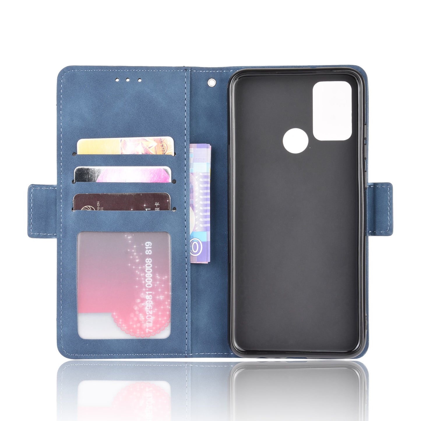 Magnetic PU Leather Shell with Multiple Card Slots for Honor Play 9A/Honor 9A
