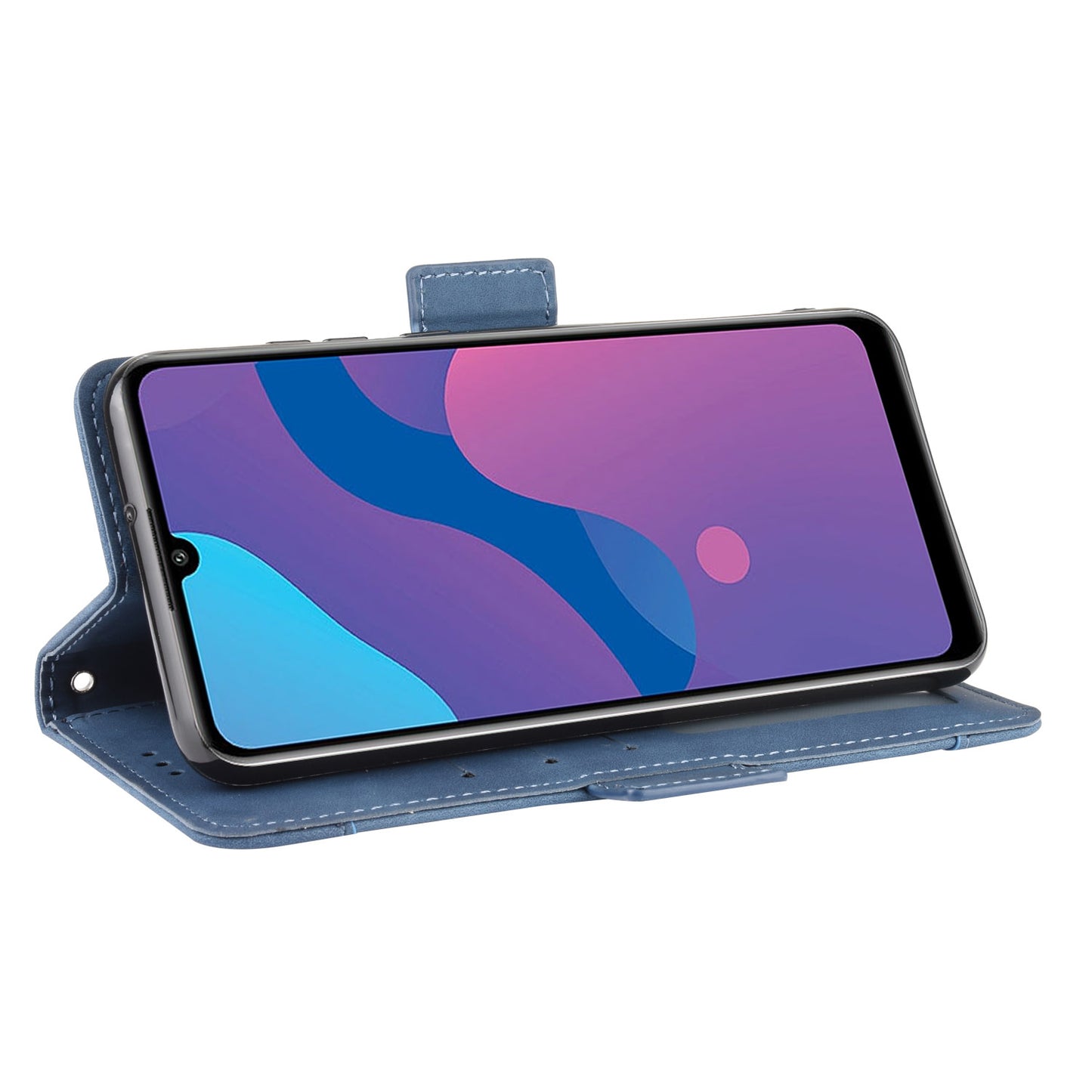 Magnetic PU Leather Shell with Multiple Card Slots for Honor Play 9A/Honor 9A
