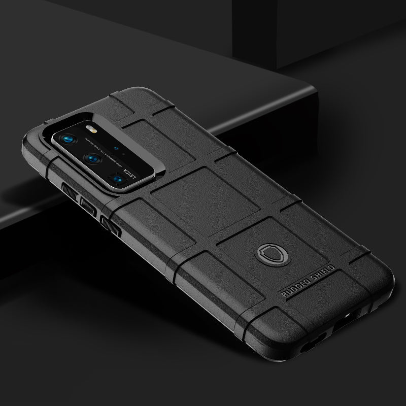 Anti-shock Square Grid Texture Thicken TPU Shell for Huawei P40 Pro
