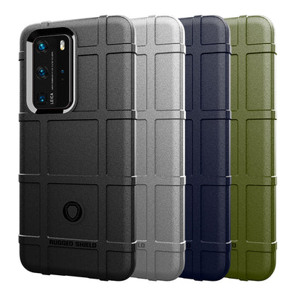 Anti-shock Square Grid Texture Thicken TPU Shell for Huawei P40 Pro