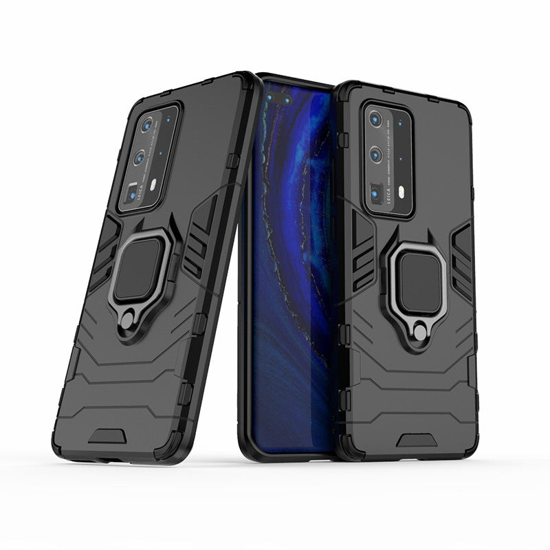 Cool Guard PC + TPU Hybrid Phone Cover with Kickstand for Huawei P40 Pro Plus