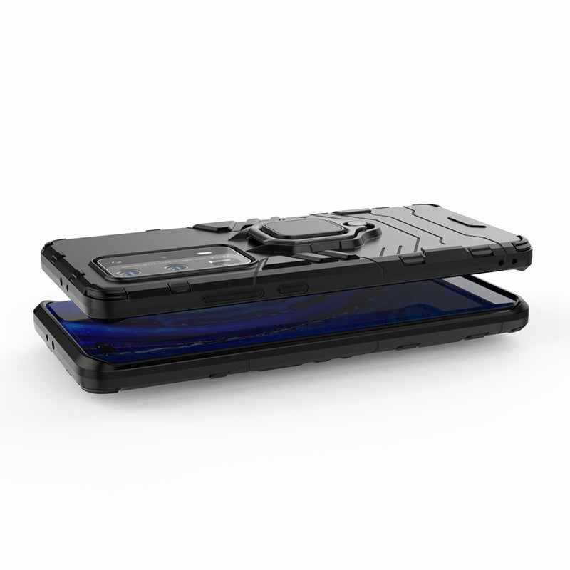 Cool Guard PC + TPU Hybrid Phone Cover with Kickstand for Huawei P40 Pro Plus
