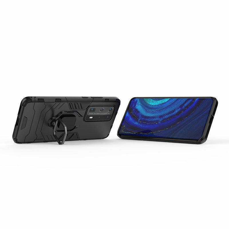 Cool Guard PC + TPU Hybrid Phone Cover with Kickstand for Huawei P40 Pro Plus