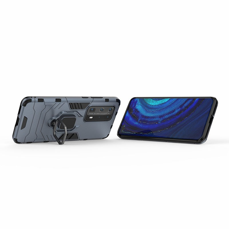 Cool Guard PC + TPU Hybrid Phone Cover with Kickstand for Huawei P40 Pro Plus