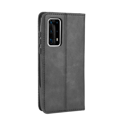Retro Leather with Wallet Stand Cover for Huawei P40 Pro+