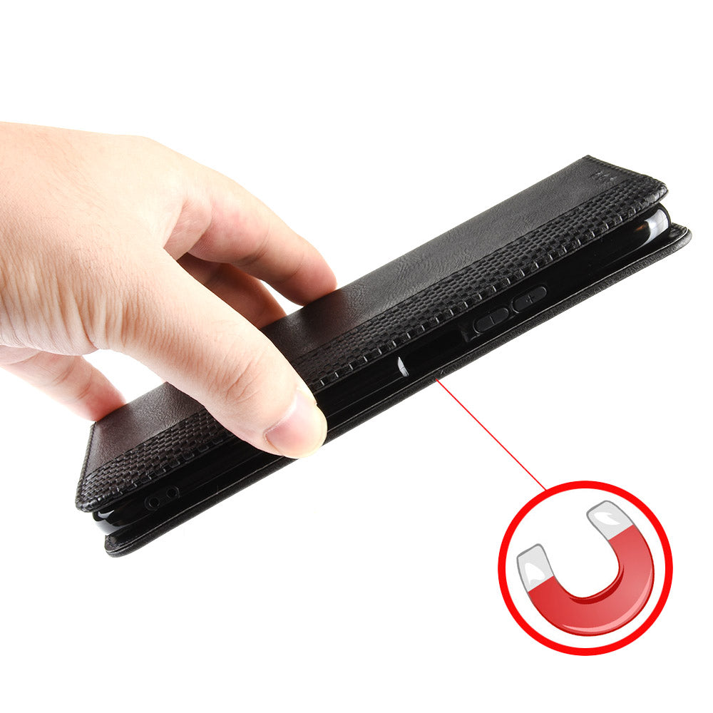 Retro Leather with Wallet Stand Cover for Huawei P40 Pro+