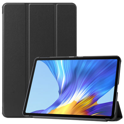 For Huawei MatePad 10.4 (2020)/(2022)/Honor V6 PU Leather Case Protective Shell Shockproof Three-fold Stand Tablet Cover