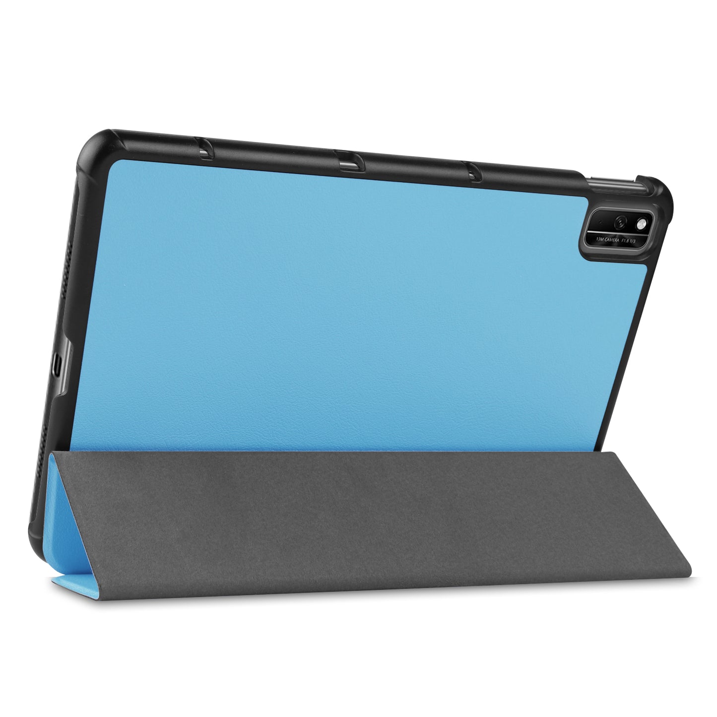 For Huawei MatePad 10.4 (2020)/(2022)/Honor V6 PU Leather Case Protective Shell Shockproof Three-fold Stand Tablet Cover
