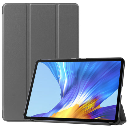 For Huawei MatePad 10.4 (2020)/(2022)/Honor V6 PU Leather Case Protective Shell Shockproof Three-fold Stand Tablet Cover