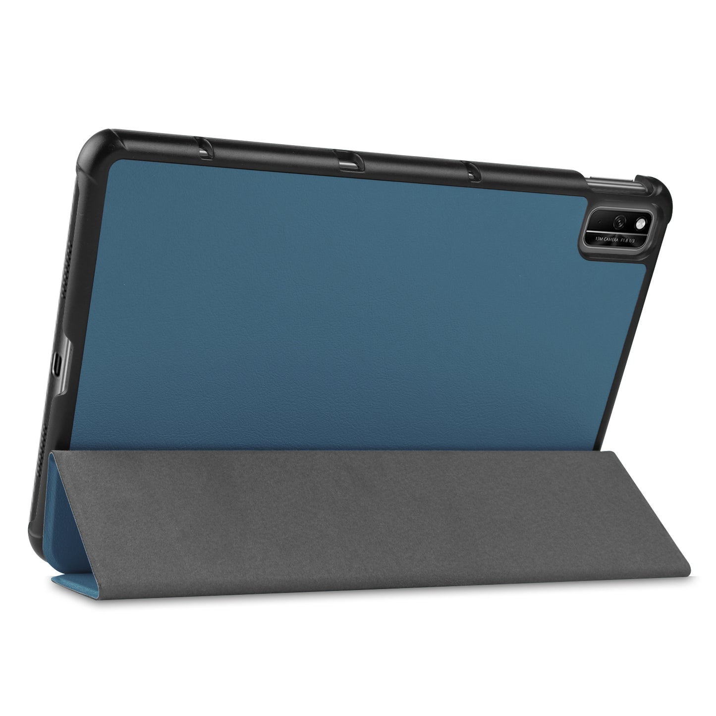 For Huawei MatePad 10.4 (2020)/(2022)/Honor V6 PU Leather Case Protective Shell Shockproof Three-fold Stand Tablet Cover