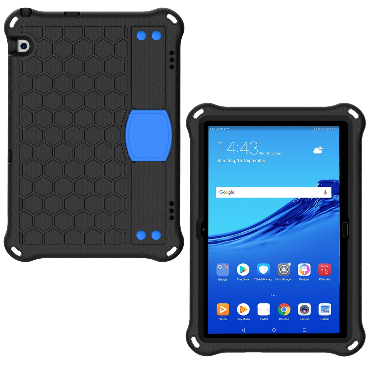 Honeycomb Skin EVA Tablet Shell for Huawei MediaPad T5 10.1
